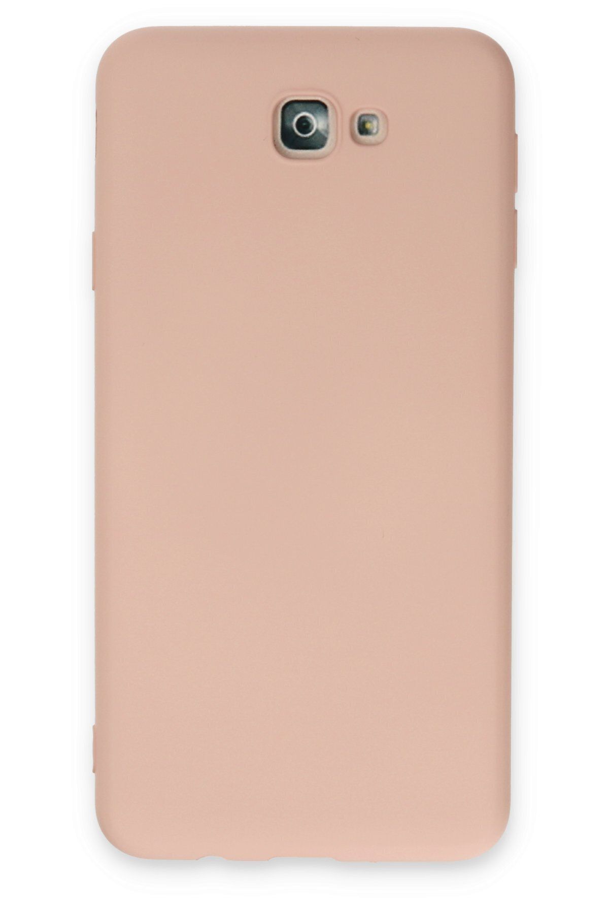 cepmoda Samsung Galaxy J7 Prime2 Telefon Kılıfı - Lansman, iÇi Süet/Kadife, Soft v2 - PUDRA