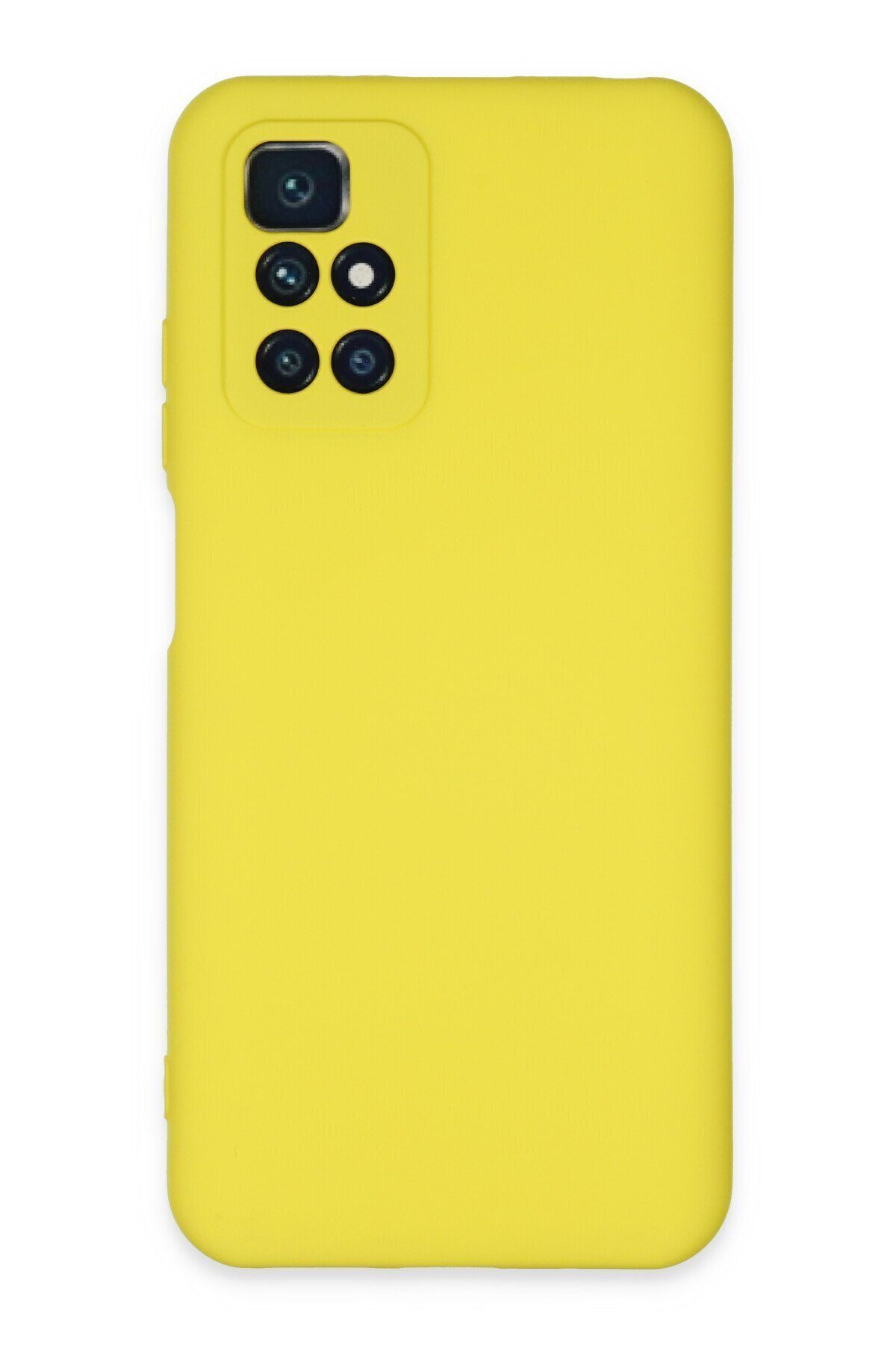 cepmoda Xiaomi Redmi 10 (2022) Telefon Kılıfı - Lansman, iÇi Süet/Kadife, Soft v2 - SARI