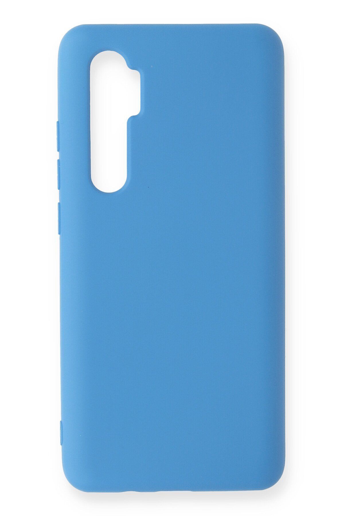 cepmoda Xiaomi Mi Note 10 Lite - Cpmd içi kadife Soft-Nano Doku Kapak/Kılıf Uyumlu - MAVİ