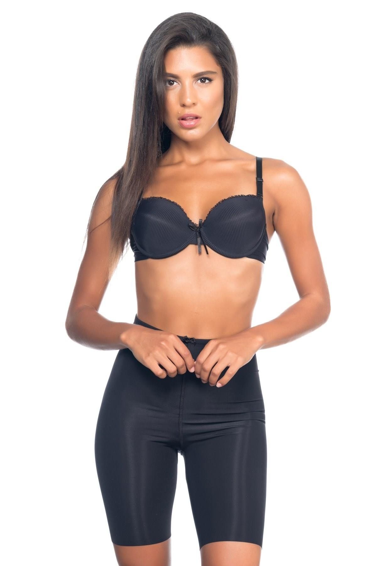 Beruflic SİYAH MI Angel 2817 Yüksek Bel Paçalı Lazer Korse