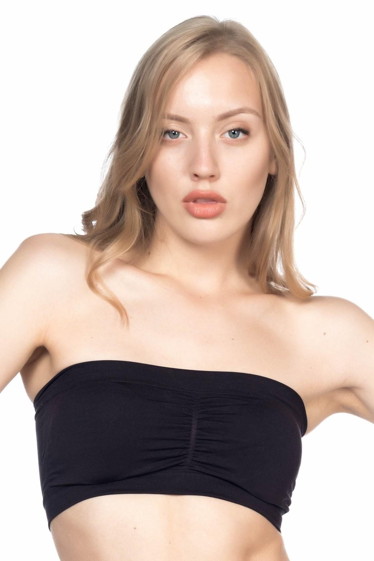 Beruflic SİYAH MI Angel 4022 Pedli Straplez Korse