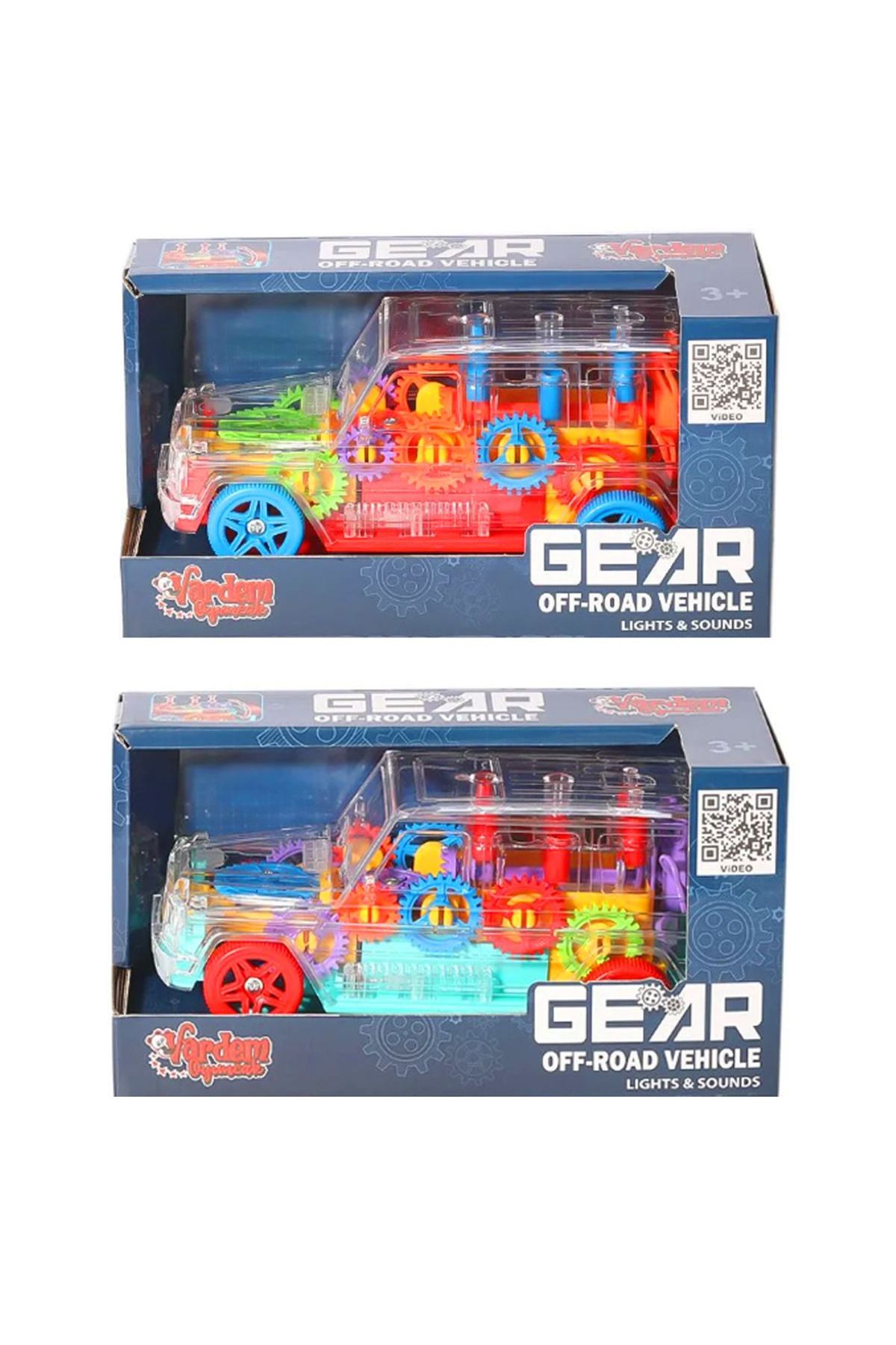 Art Tone JEEP C-1A ÇARP DÖN ŞEFFAF SESLİ IŞIKLI 3+