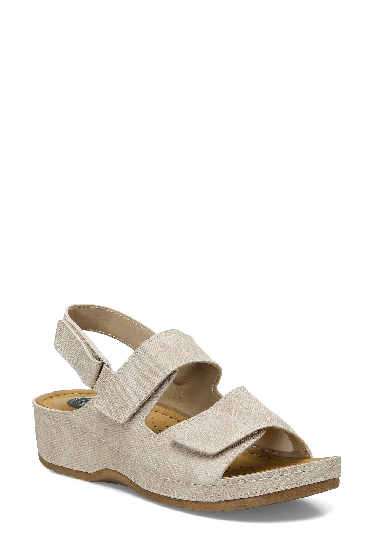 صندل زنانه 166992.Z5FX BEIGE SANDALS FLAT Polaris