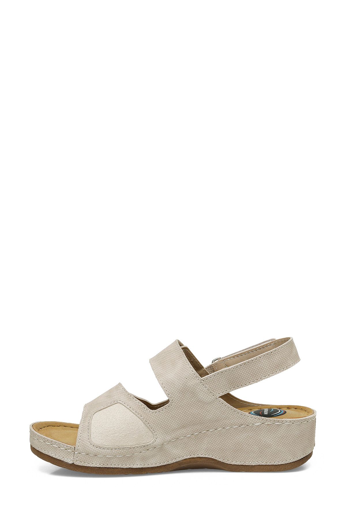 صندل زنانه 166992.Z5FX BEIGE SANDALS FLAT Polaris