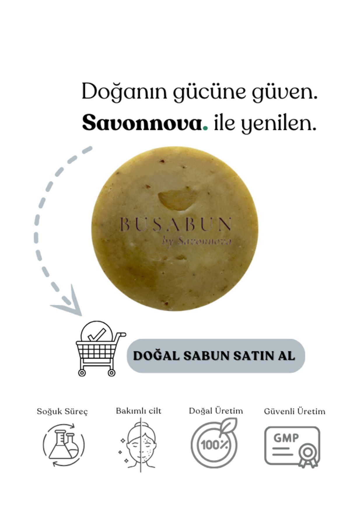Kozmetigo-Bıttım Soap Natural and Additive-Free Soap 100 GR 3