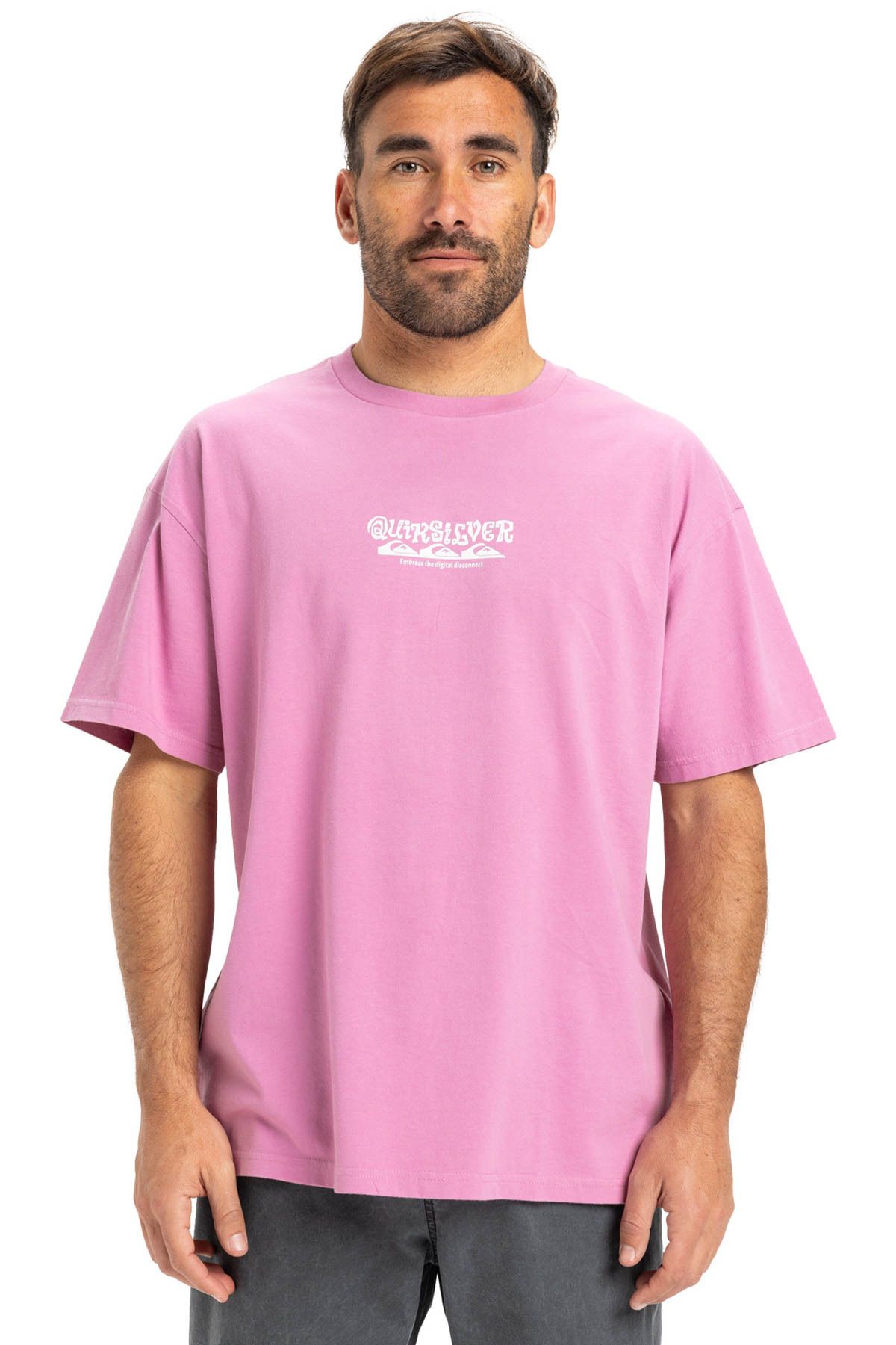 Quiksilver HW TREE CONNECTION SS Gül Kurusu Erkek Kısa Kol Gömlek