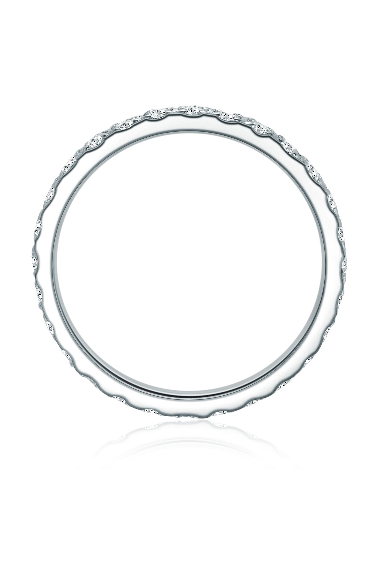 Trilani-Silberring Ring Sterling Silber Zirkonia Weiß 4