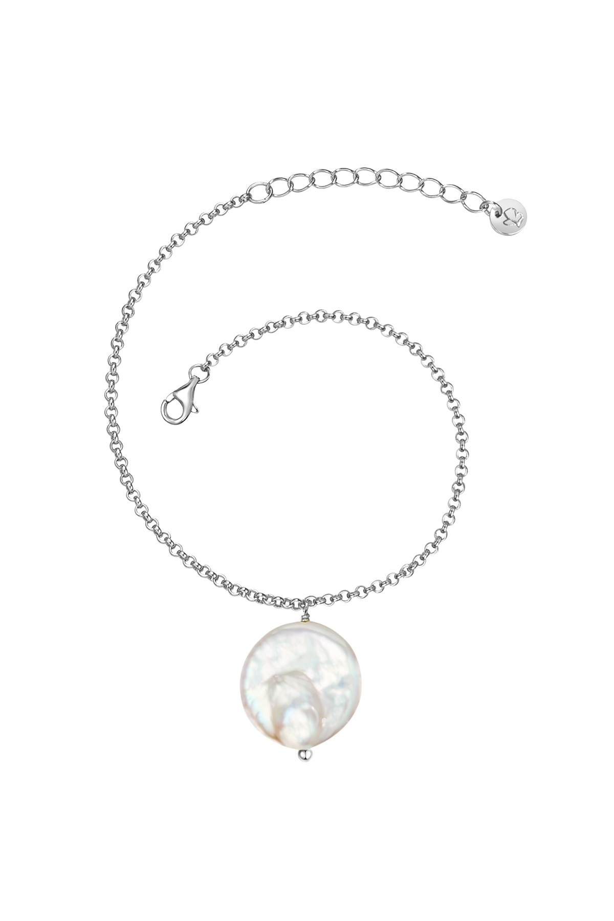 Glanzstücke München-Silberarmband Armband Sterling Silber Süßwasser-Zuchtperle weiß 1