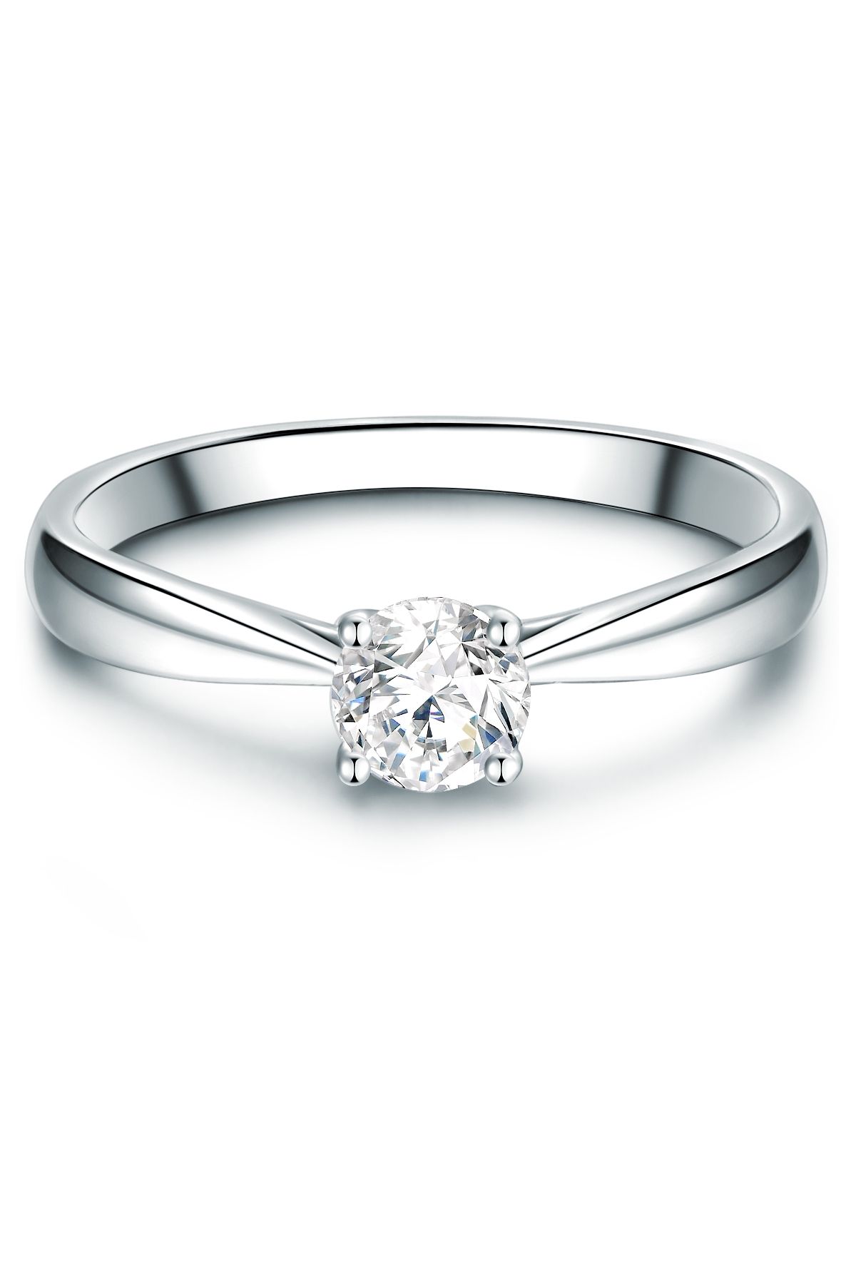 Trilani-Silberring Ring Sterling Silber Zirkonia weiß 1