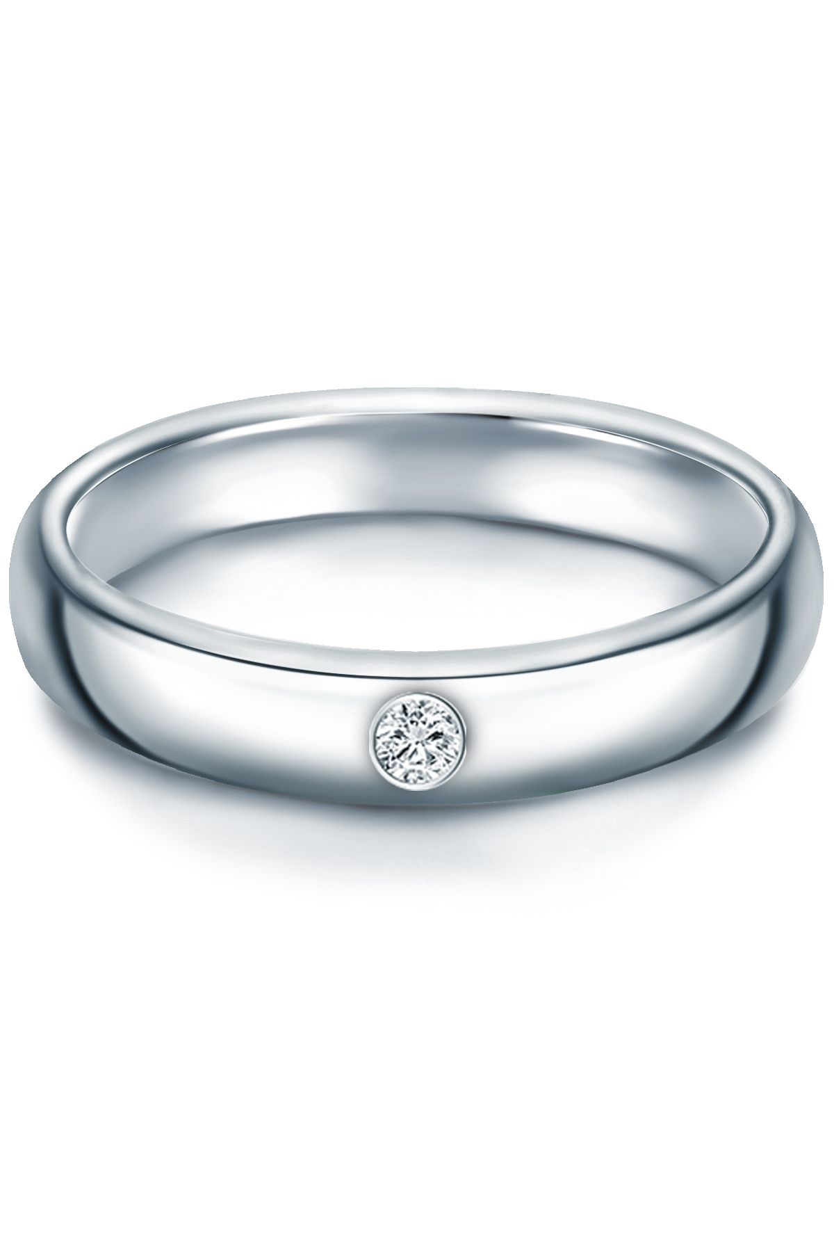 Trilani-Silberring Ring Sterling Silber Zirkonia Weiß 1