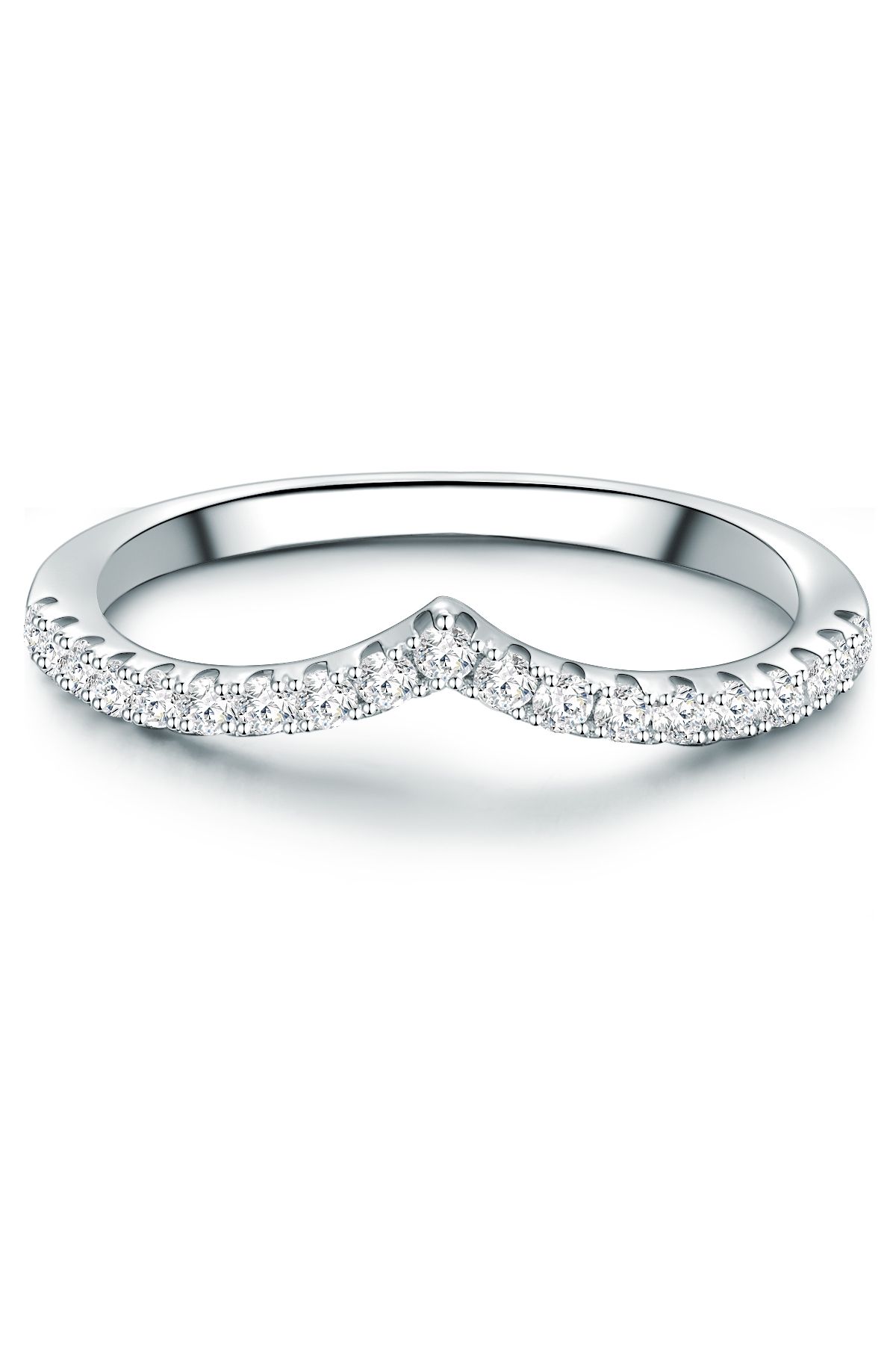 Trilani-Silberring Ring Sterling Silber Zirkonia weiß 1
