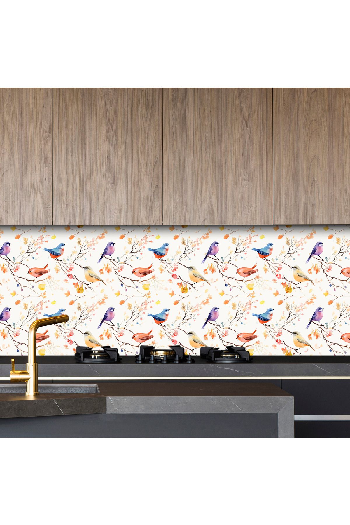 Tilki Dünyası-Tile Countertop Cladding Sticker Model 122 3