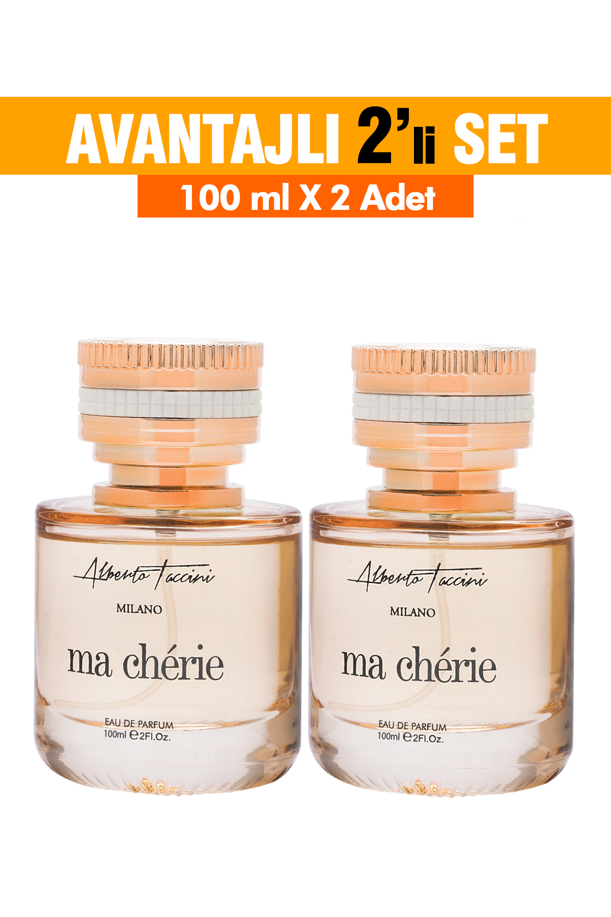 Alberto Taccini 2'Li Set Alberto Taccini Ma Chérie Kadın Parfümü 100 ml — CRS88850