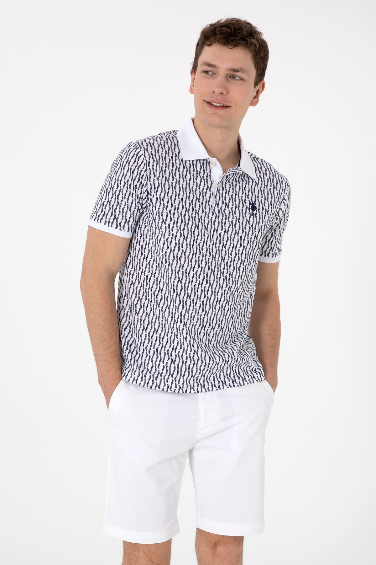 U.S. Polo Assn. Erkek Lacivert Tişört 50311944-VR033