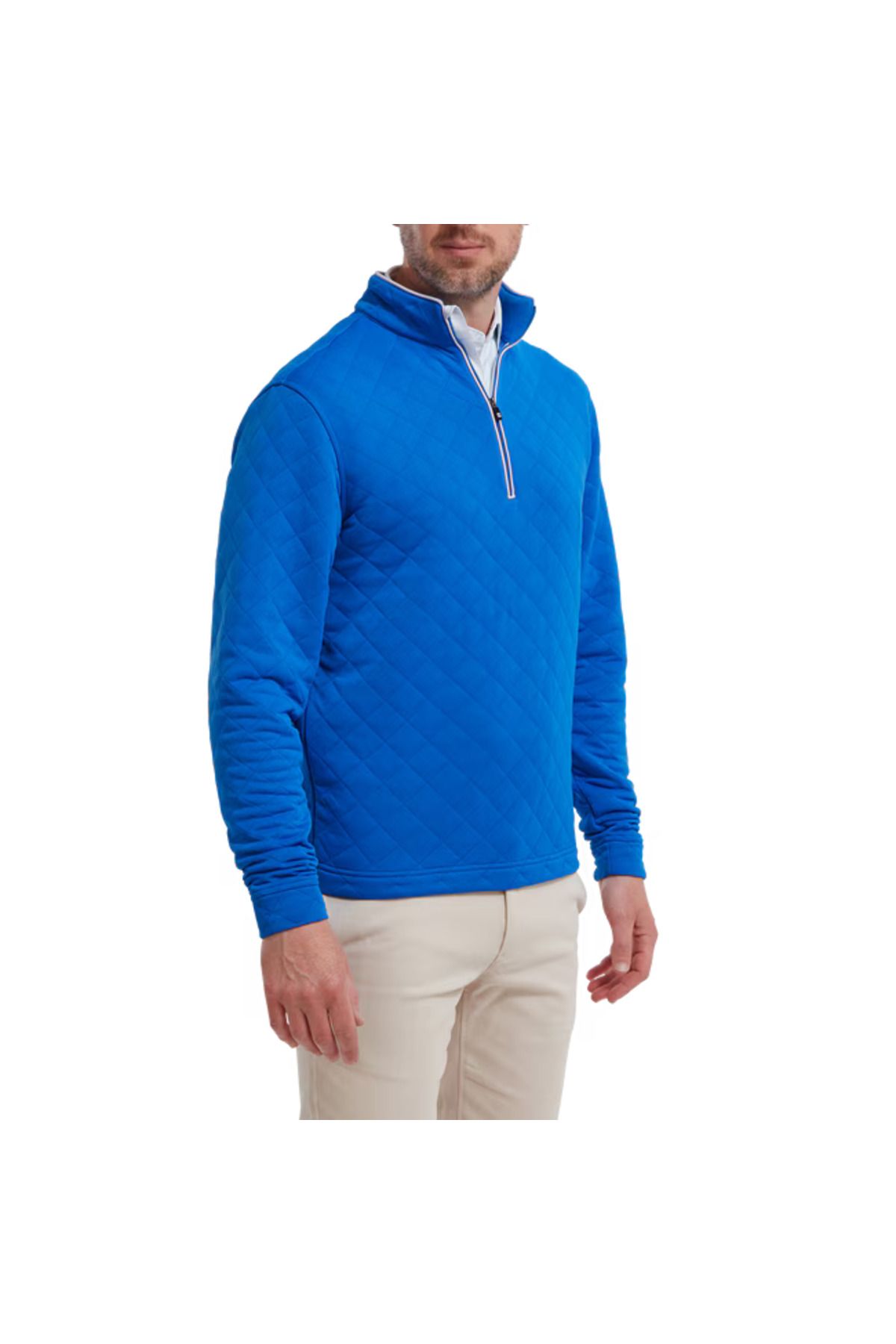 FootJoy Diamond Jacquard Chill-Out Pullover Mavi 88454