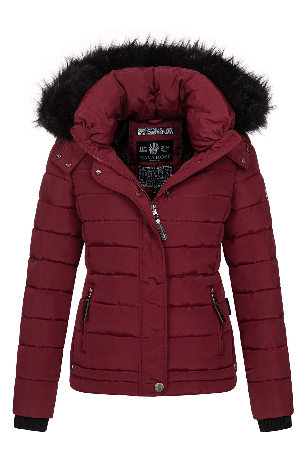 Navahoo-Chloe warme Damen Winter Jacke Parka Mantel Stepp Kurzjacke gefüttert NEU B301 1