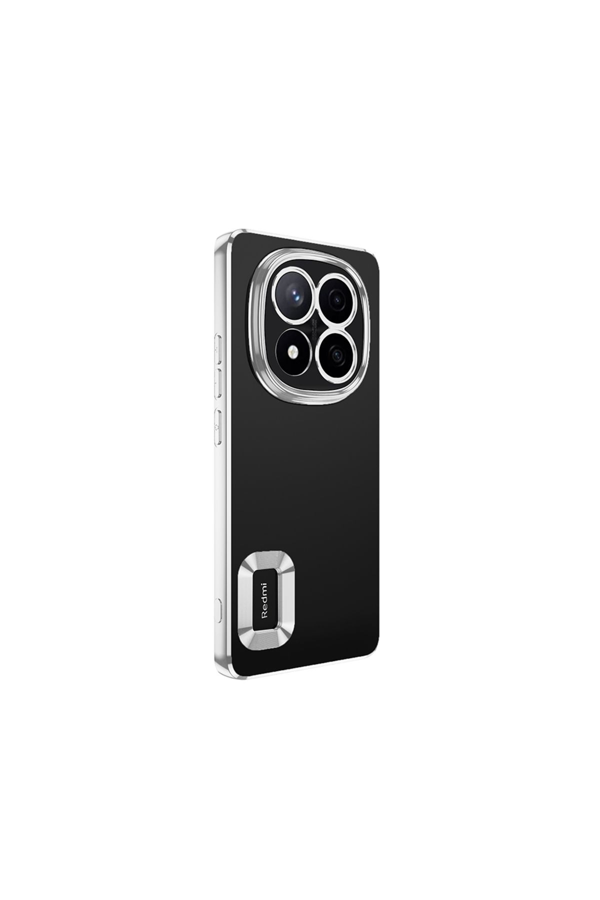 Apsuwa Xiaomi Poco X7 uyumlu Kılıf Omega Silikon Kamera Korumalı Gümüş