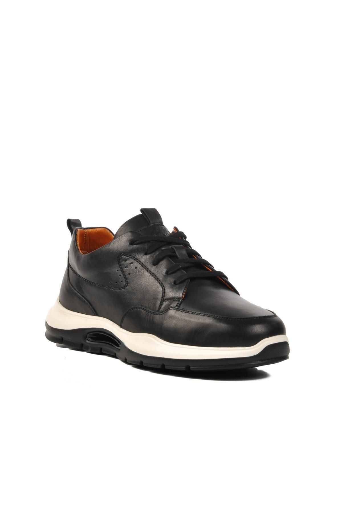 WALKWAY Siyah Hakiki Deri Erkek Sneaker Dr.Flexer 822502 M