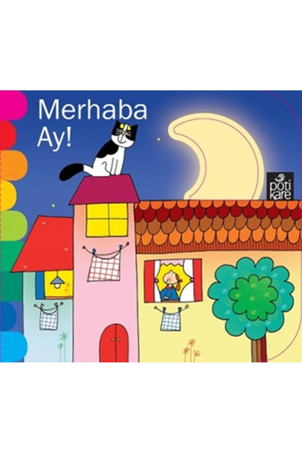 Destek Yayınları Delikli Kitaplar Serisi Merhaba Ay