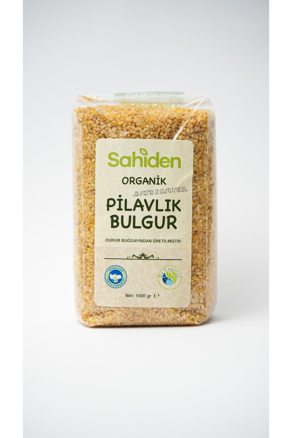 SAHİDEN ORGANİK ORGANİK PİLAVLIK BULGUR - 1 KG