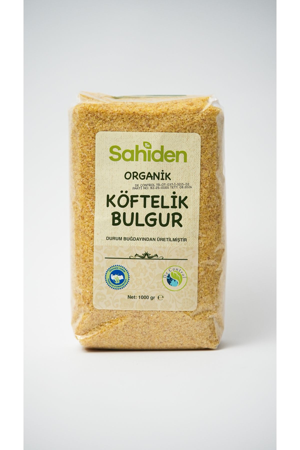 SAHİDEN ORGANİK ORGANİK KÖFTELİK BULGUR