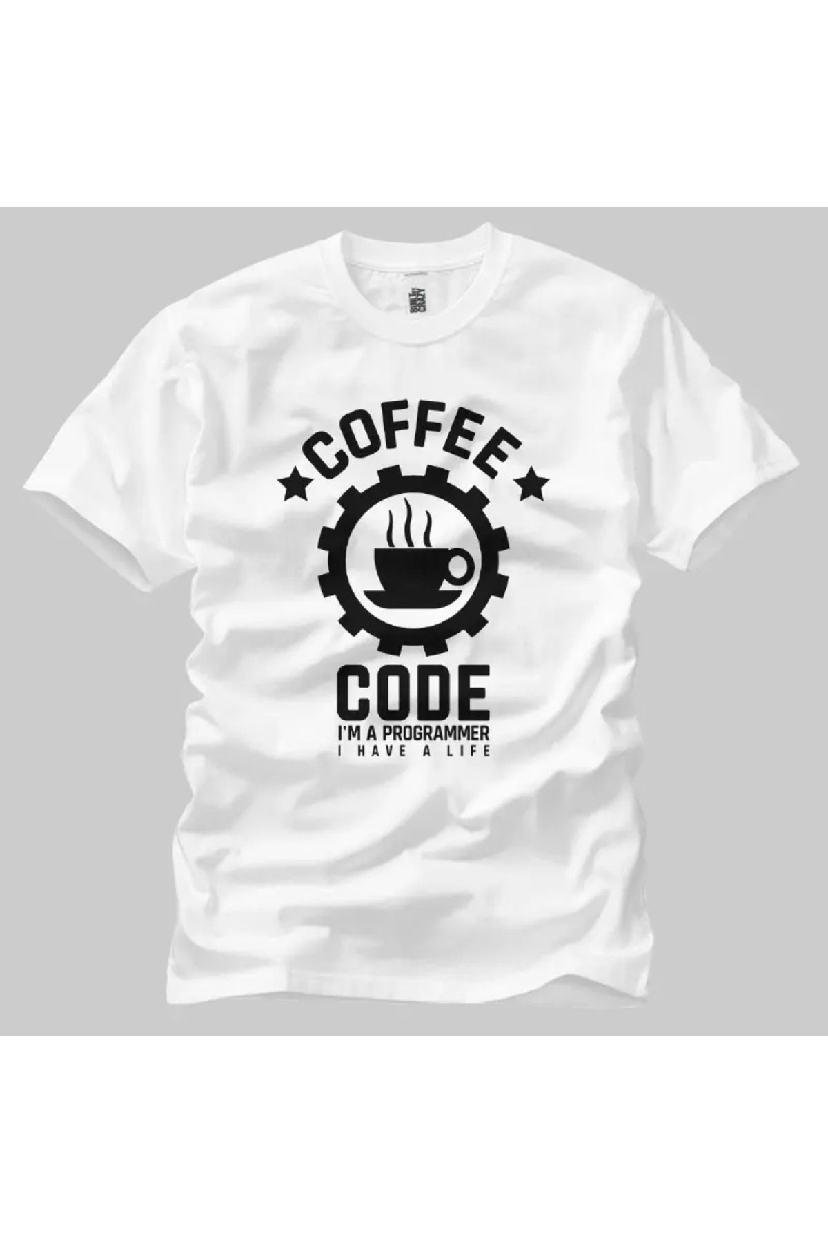 Built By Crazy Coffee Code Unisex Tişört