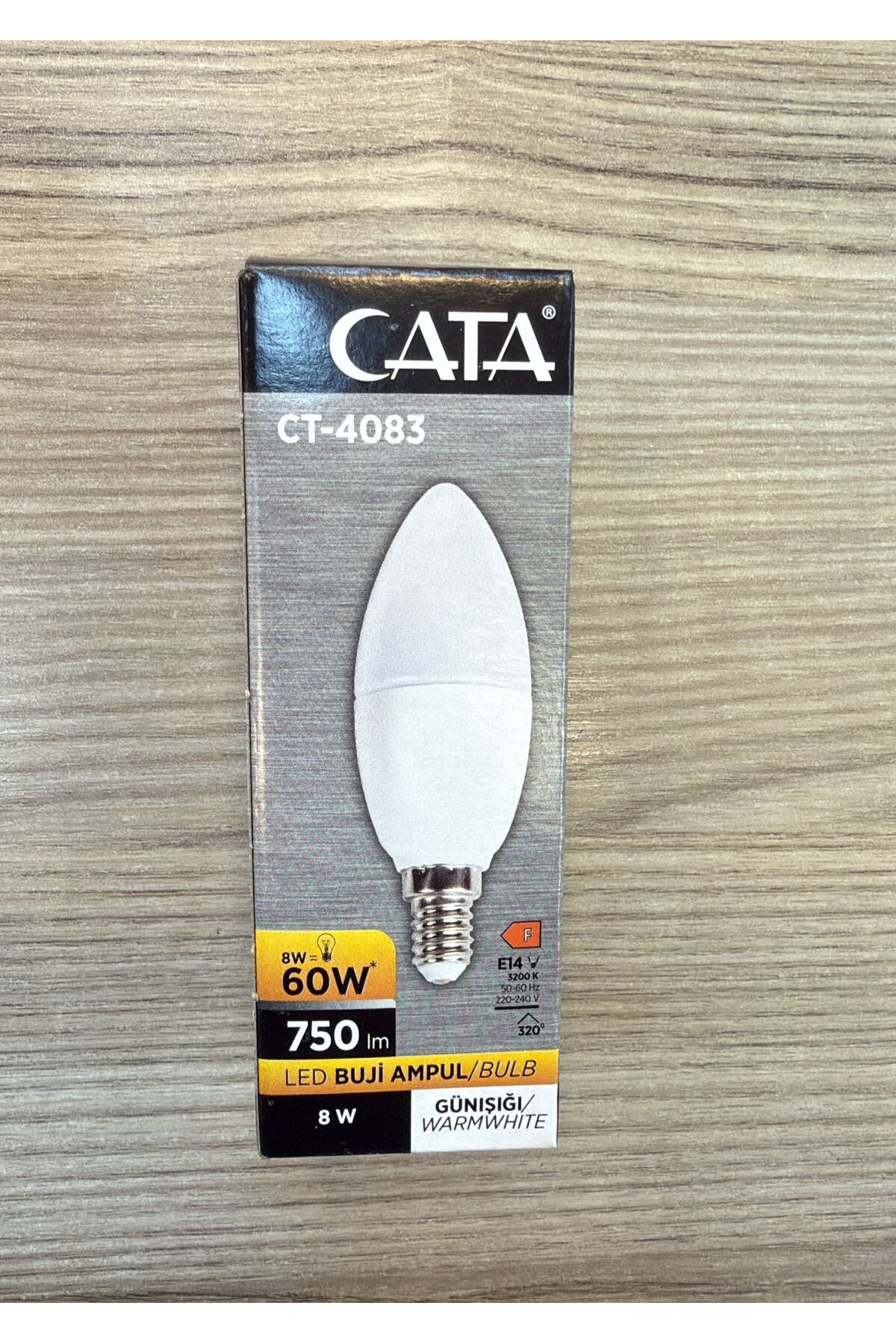 Cata Ct 4083 B 8w Led Buji Ampul GÜN IŞIĞI 3200K