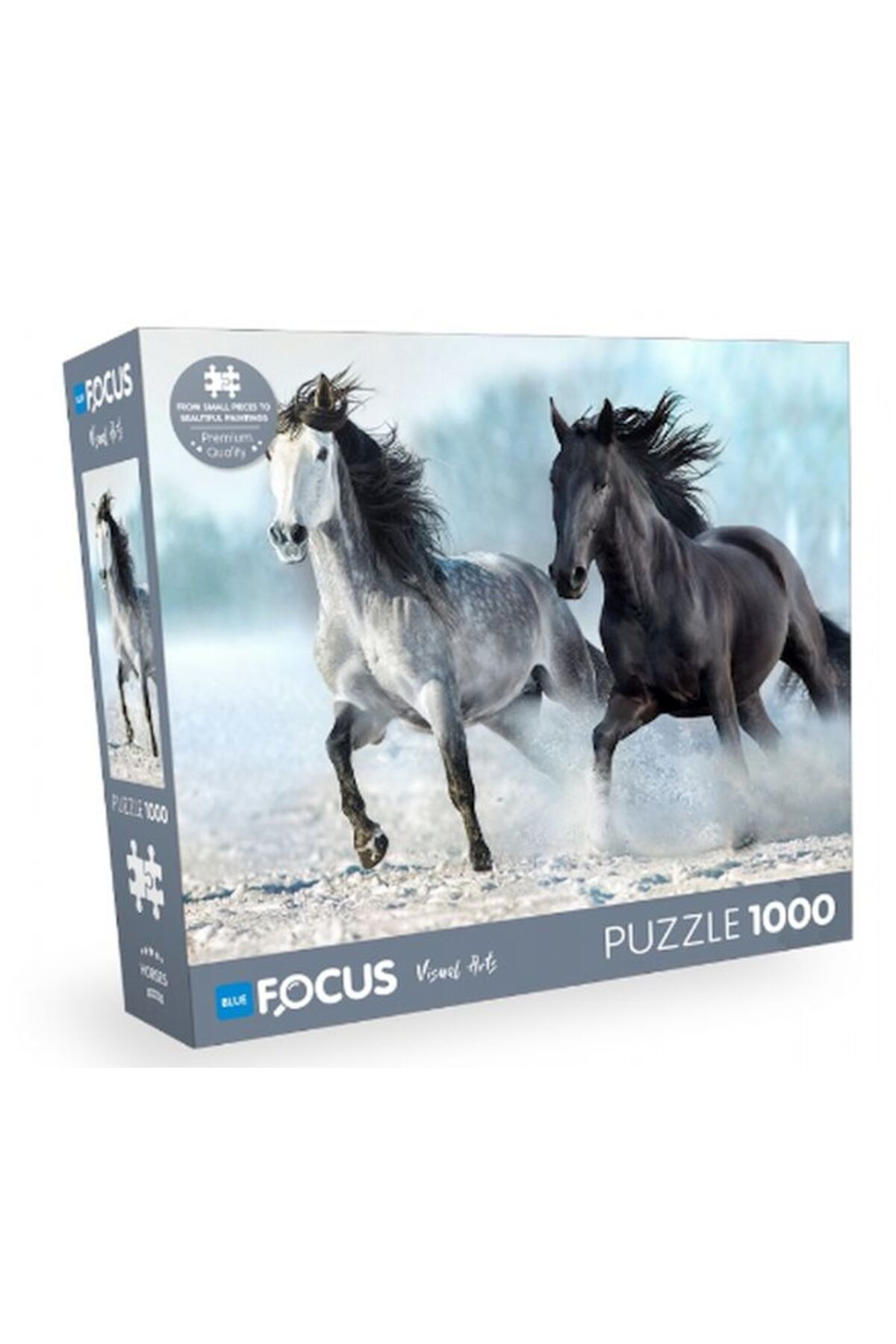 Karatay Yayınları Blue Focus Horses Atlar 1000 Parça