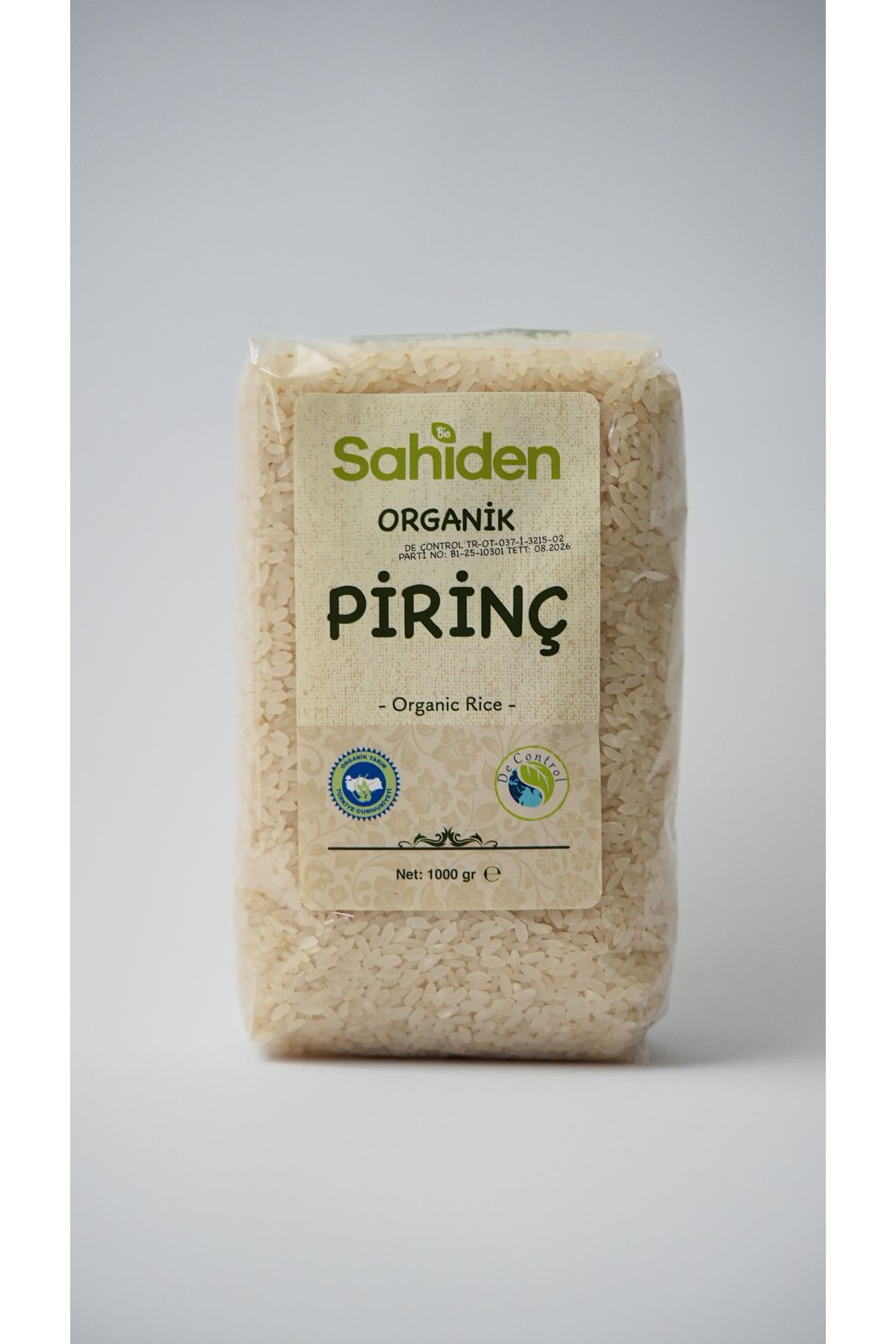 SAHİDEN ORGANİK ORGANİK PİRİNÇ - 1 KG
