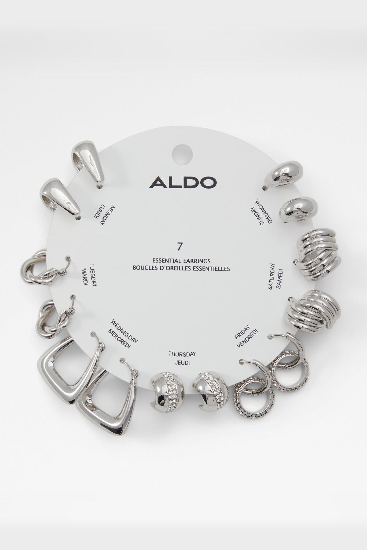 Aldo CHICDAYS - Kadın Gümüş-Şeffaf Multi Küpe