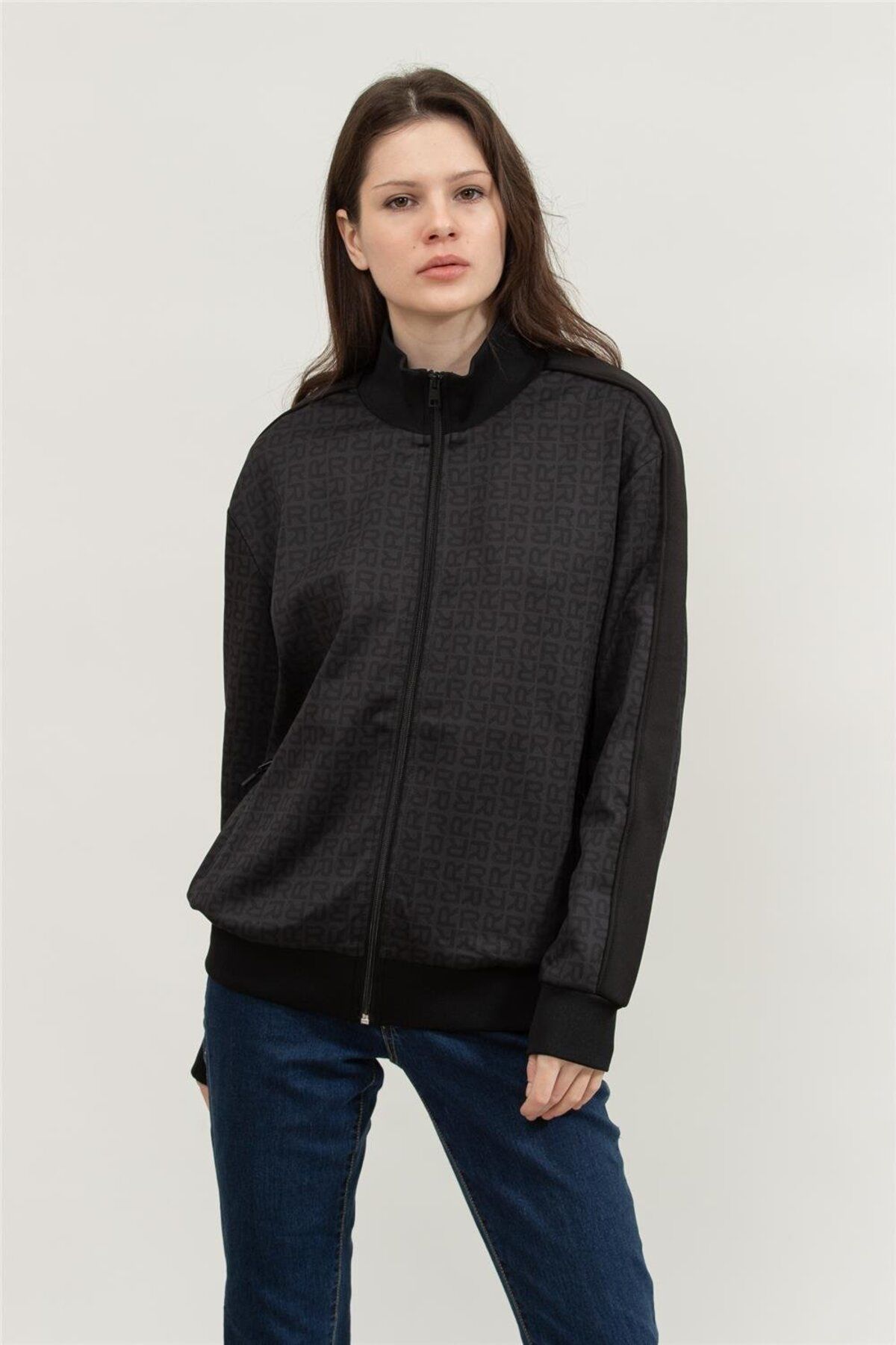 Replay Regular Kadın Fermuarlı Sweatshirt
