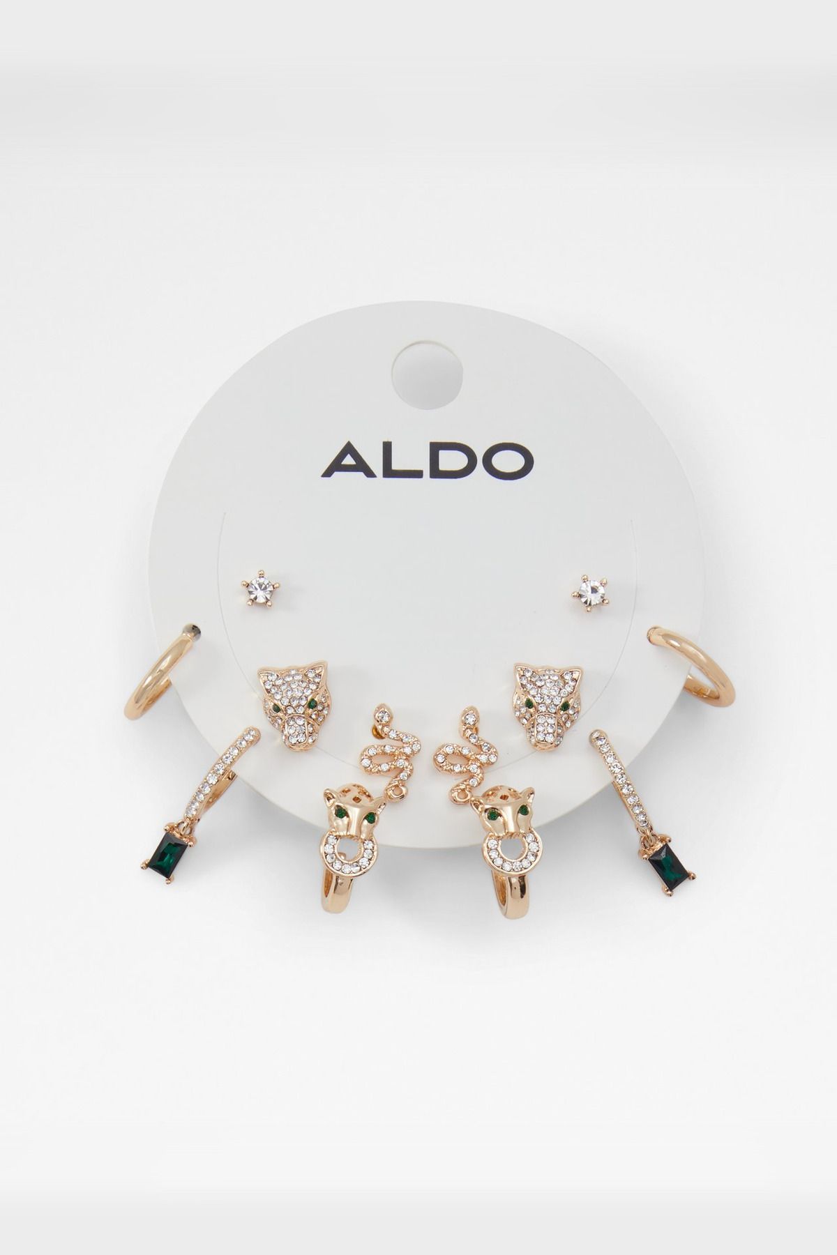 Aldo JUNGLECHIC - Kadın Altın Rengi/Şeffaf Küpe