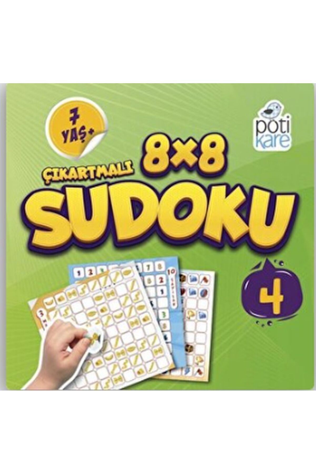 Destek Yayınları 8X8 Çıkartmalı Sudoku 7 4