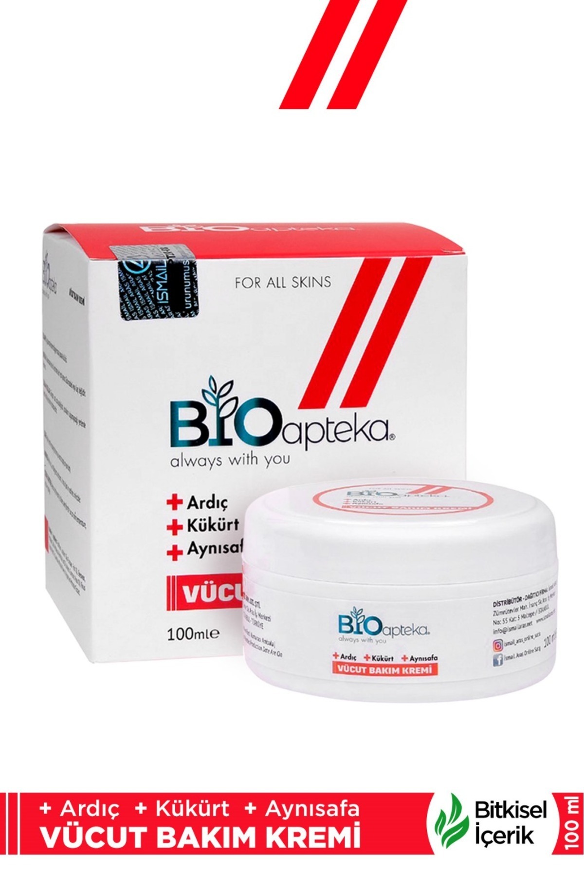 Bioapteka Vücut Kaşıntısı, Deri Pullanması Için Vücut Bakım Kremi 100 ml — TYC9XN34ZN170688777830810 — تصویر 5 از 5