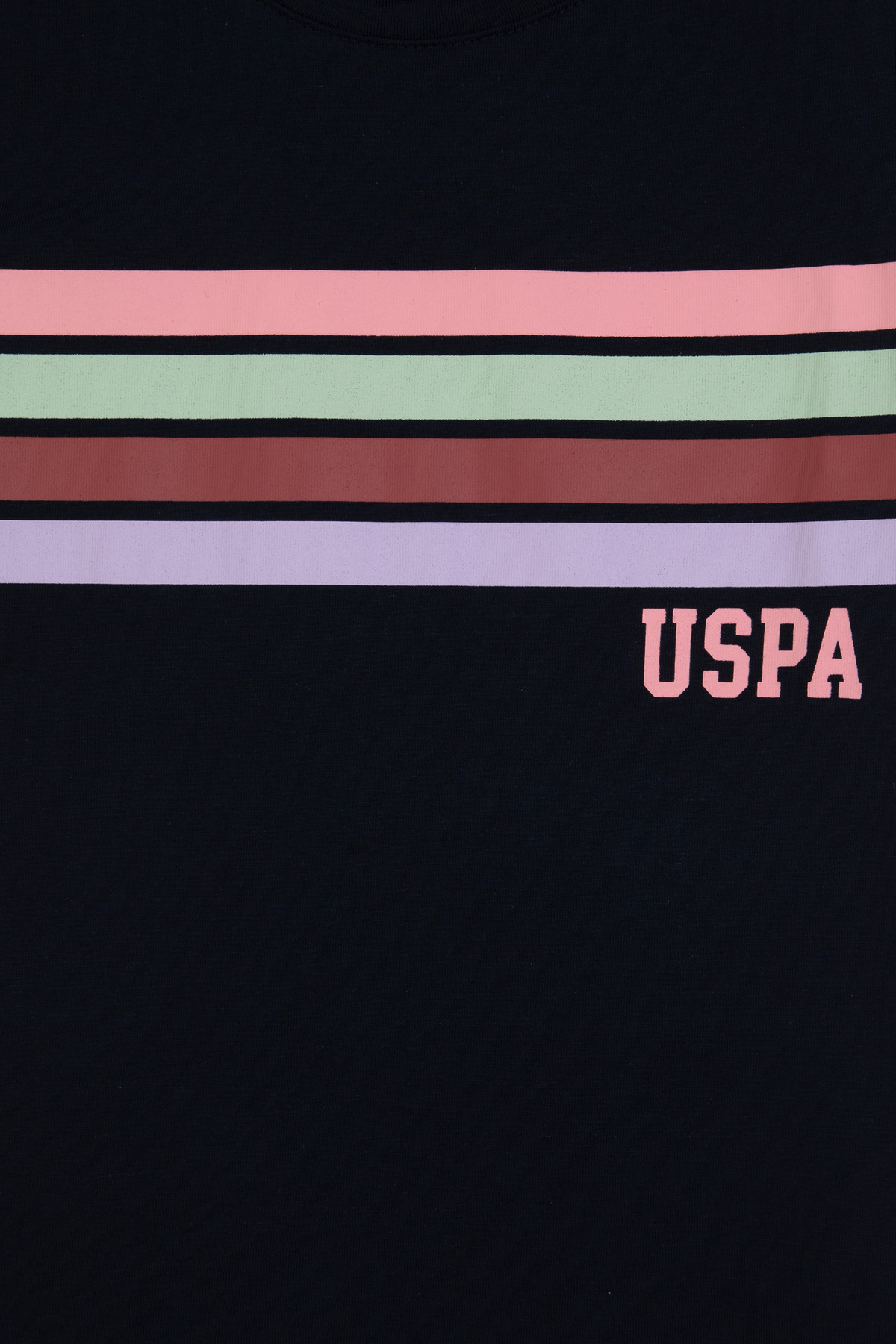 U.S. Polo Assn.-Girl's Navy Blue Basic T-Shirt 50306253-Vr033 3
