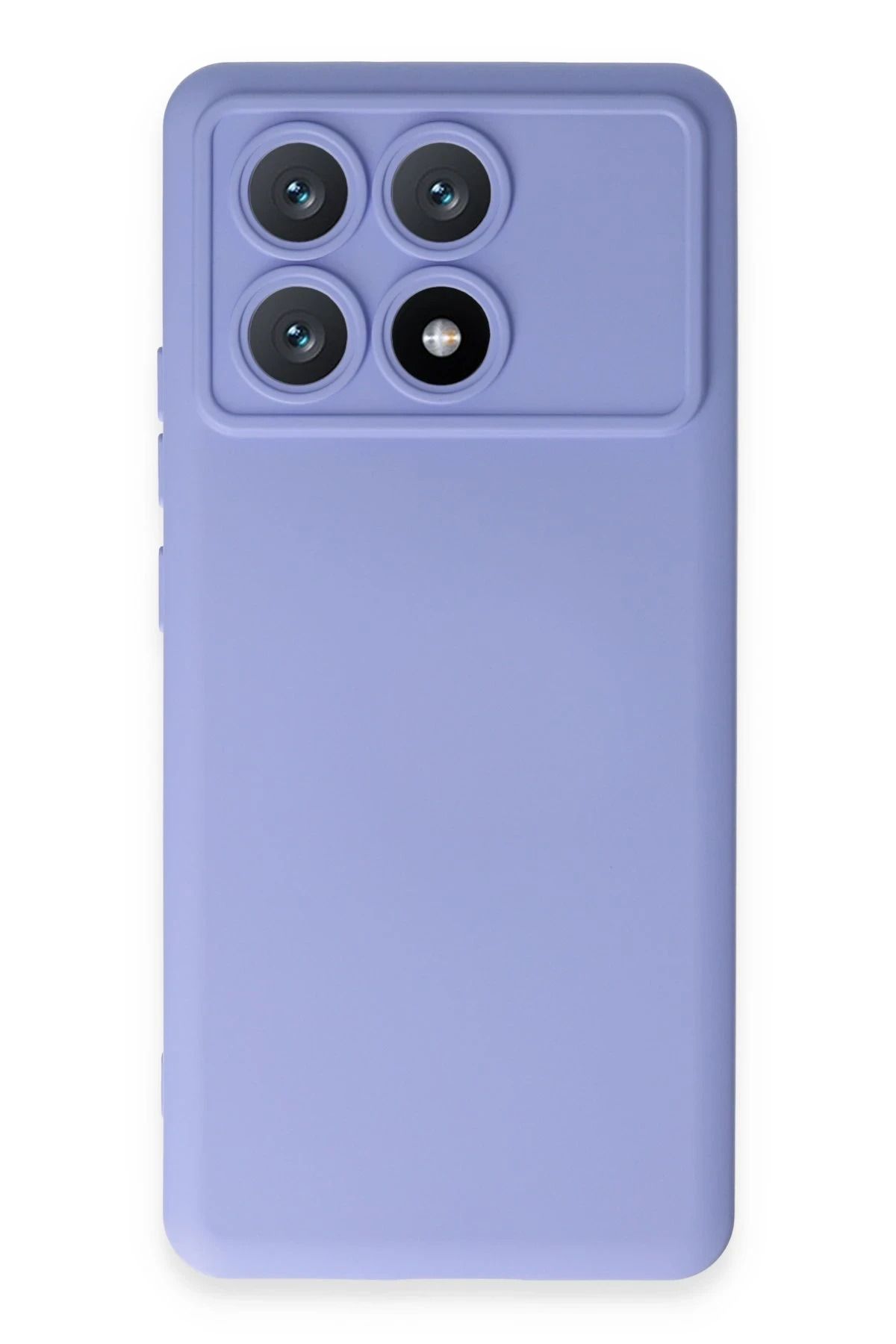 NewFace Xiaomi Poco X6 Pro Kılıf Nano içi Kadife Silikon - Lila LZWDR