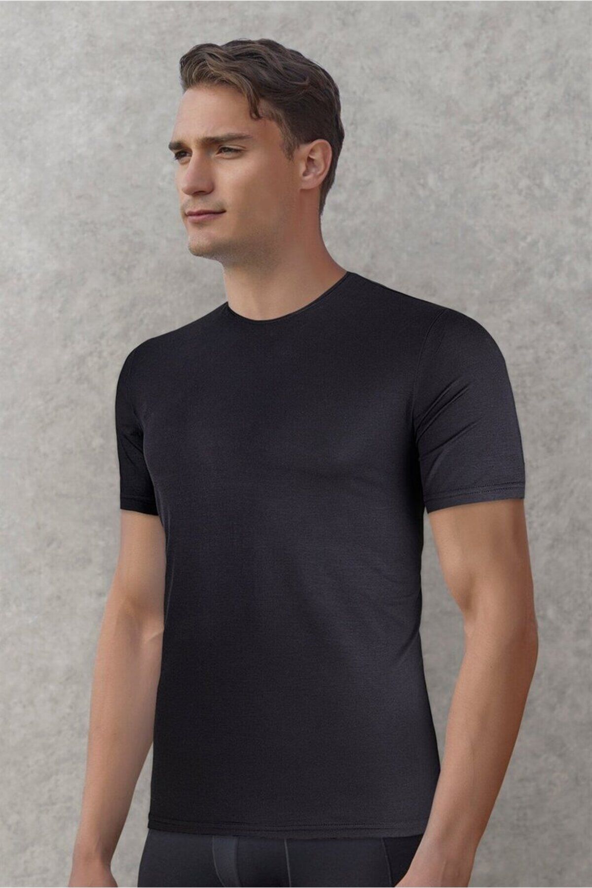 Doreanse Erkek Basic Bisiklet Yaka T-Shirt