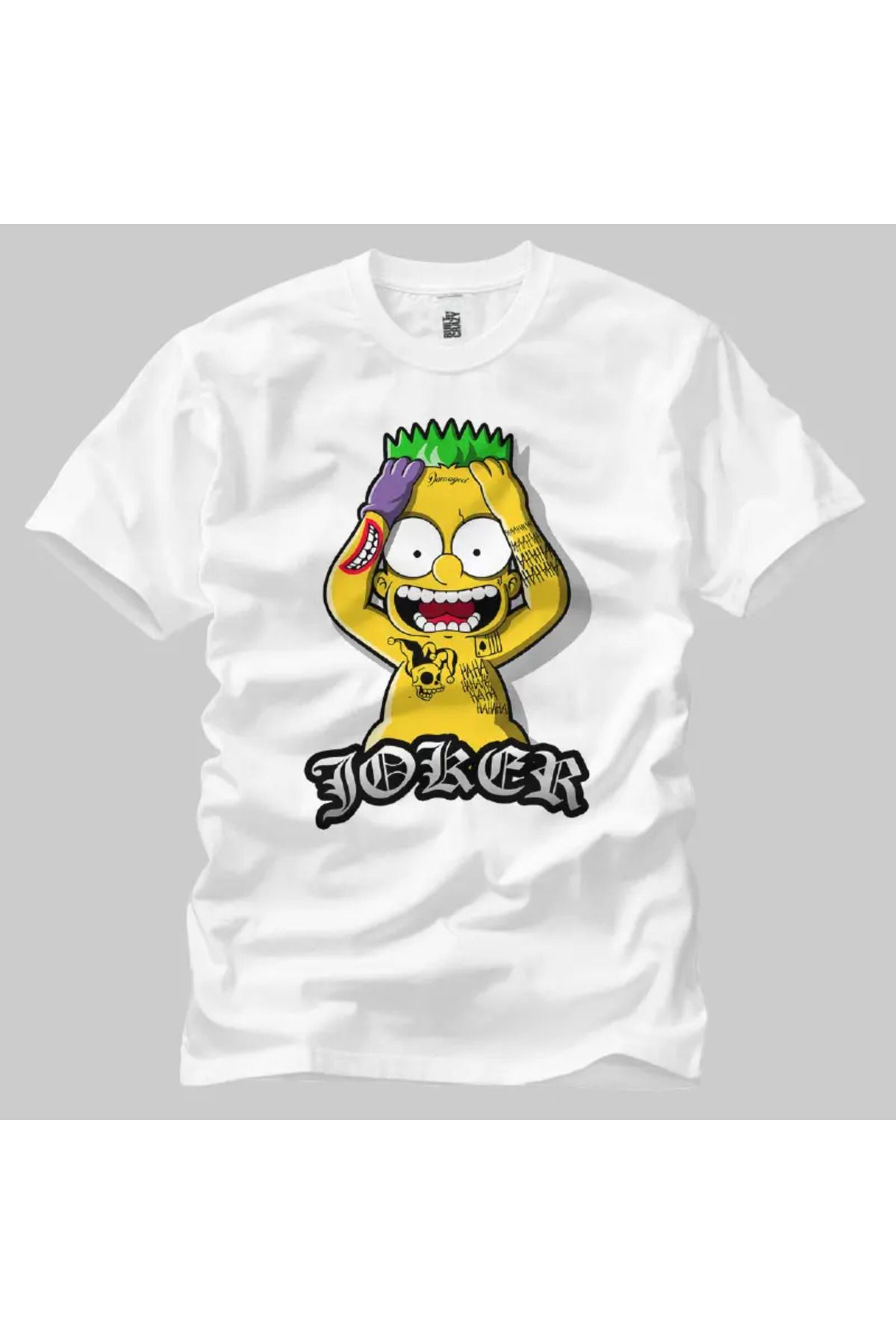 Built By Crazy Suicide Squad: Joker Bart Unisex Tişört