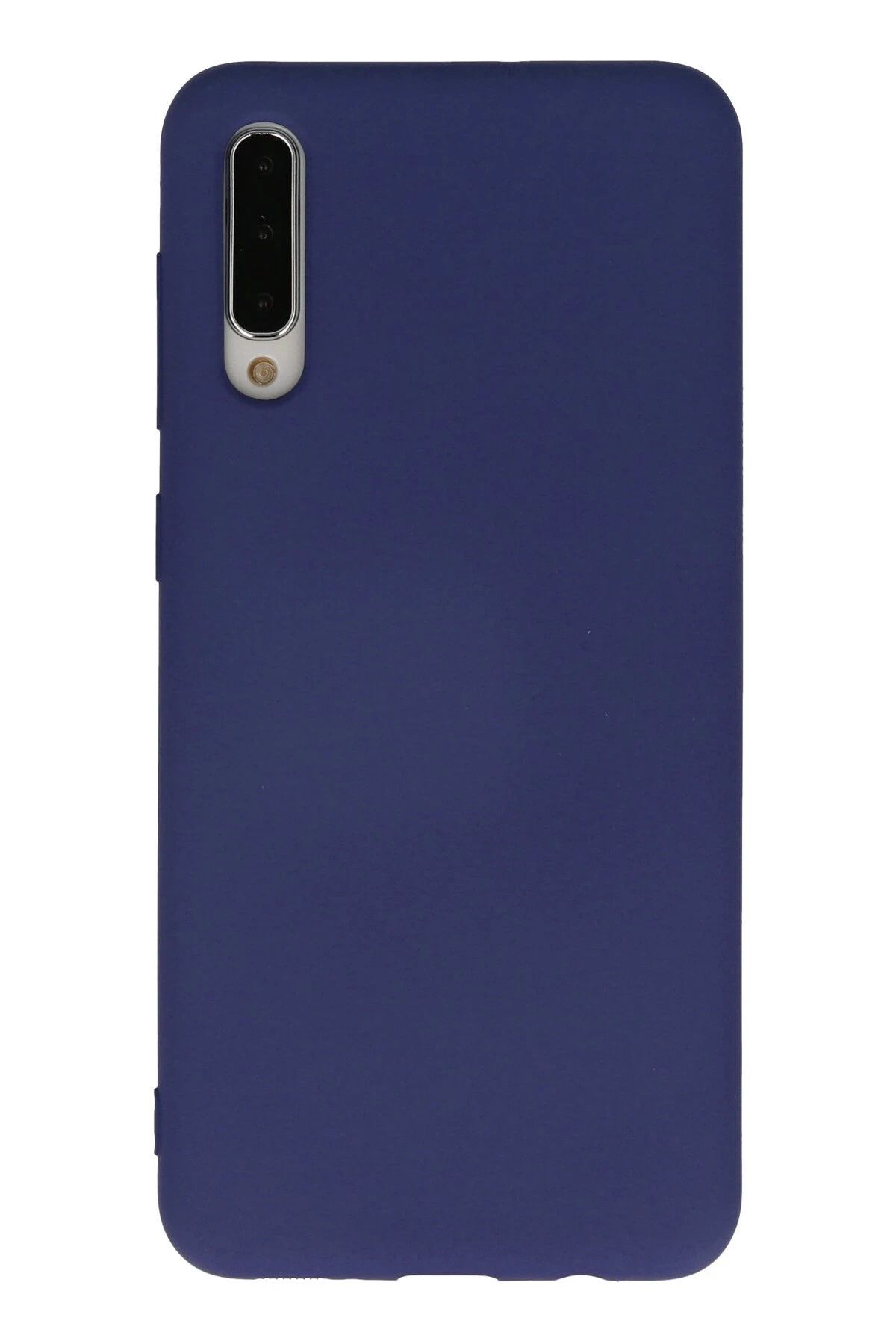 NewFace Galaxy A30S uyumlu Kılıf Nano içi Kadife Silikon - Lacivert JOJUA