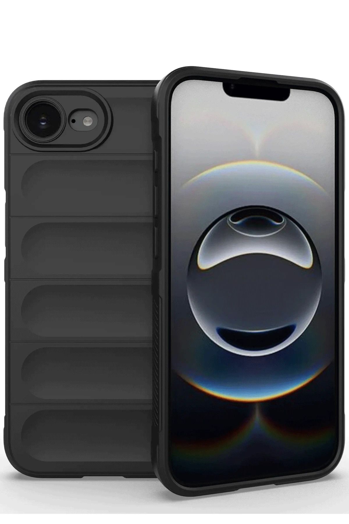 NewFace iPhone 16E Kılıf Optimum Silikon - Siyah FERRG