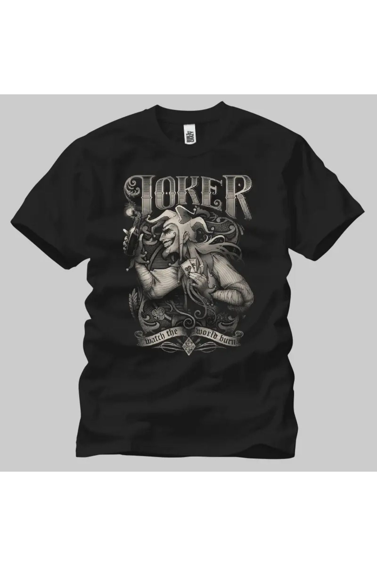 Built By Crazy Joker: Watch The World Burn Unisex Tişört