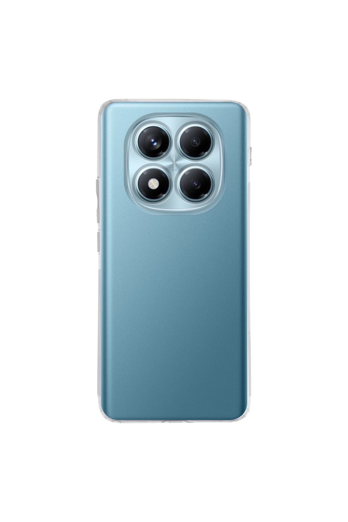 KZY İletişim Xiaomi Redmi Note 14 Pro 4G ile Uyumlu Kapak Kamera Korumalı Süper Silikon Şeffaf Kılıf