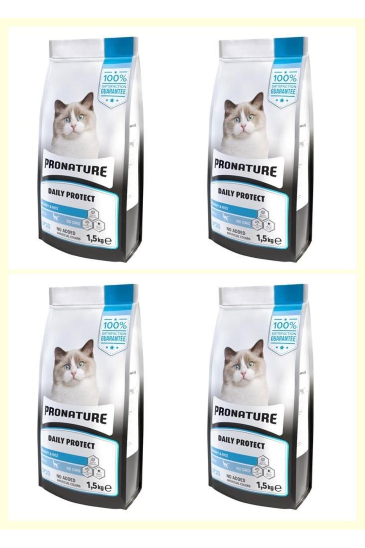 pronature Daily Protect Hamsili ve Pirinçli Yetişkin Kedi Maması 1,5 Kg*4 ADET