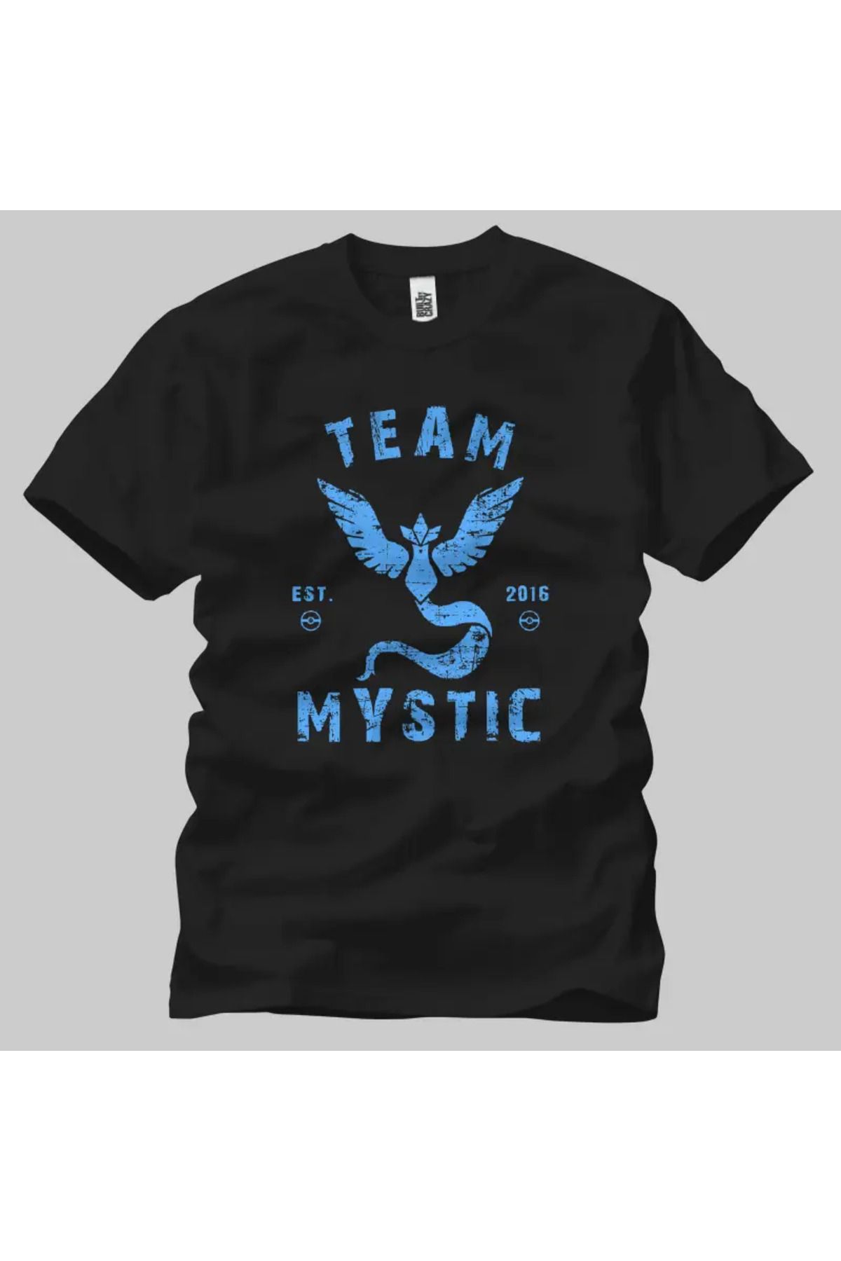Built By Crazy Pokemon: Team Mystic 2016 Unisex Tişört