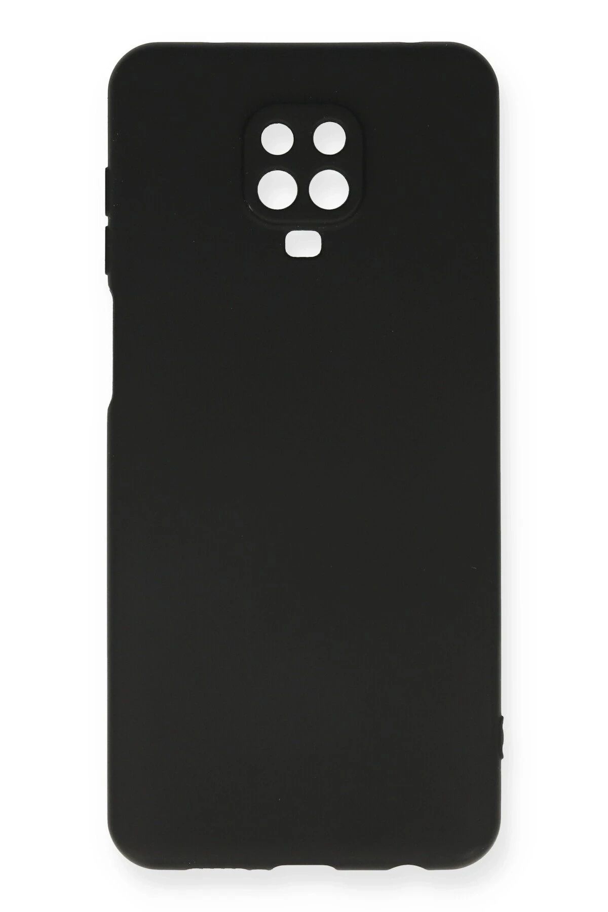 NewFace Xiaomi Redmi Note 9 Pro Uyumlu Kılıf Nano içi Kadife Silikon - Siyah HNZRN