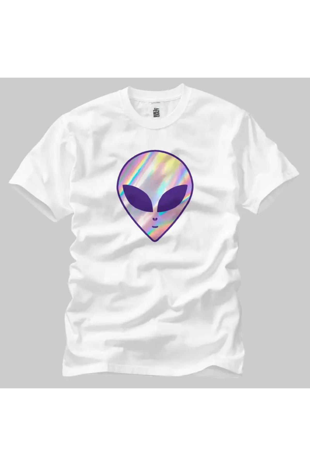 Built By Crazy Alien Hologram Unisex Tişört