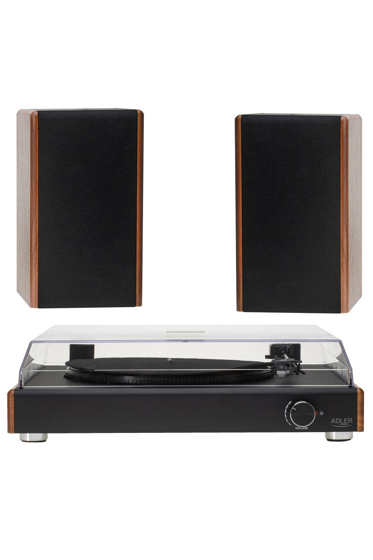 adler-Pick-up Ad1915, 3 rychlosti, 7, 10, 12 palců, Bluetooth, úsporný USB flash disk, 2x5 W 3