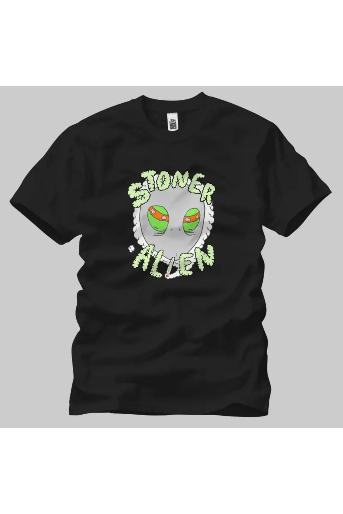 Built By Crazy Alien Stoner Alien Unisex Tişört
