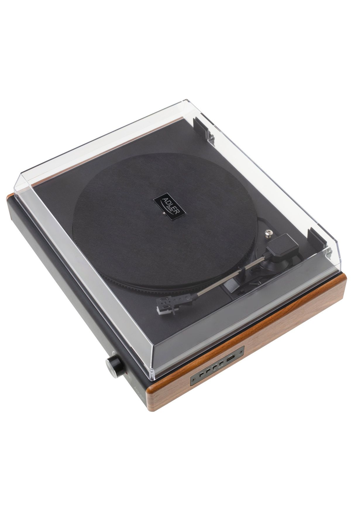 adler-Pick-up Ad1915, 3 rychlosti, 7, 10, 12 palců, Bluetooth, úsporný USB flash disk, 2x5 W 6