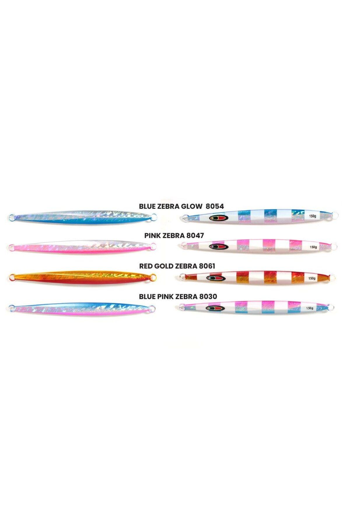 Seabor SPRINT JIG 150 GR - BLUE PINK ZEBRA 8030